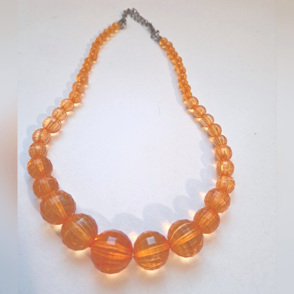 Amber Bead Necklace